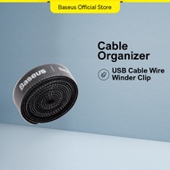 Baseus Cable Organizer Nylon USB Cord Wire Winder Clip HDMI Cable Holder for iPhone HDMI Cable, Ligh