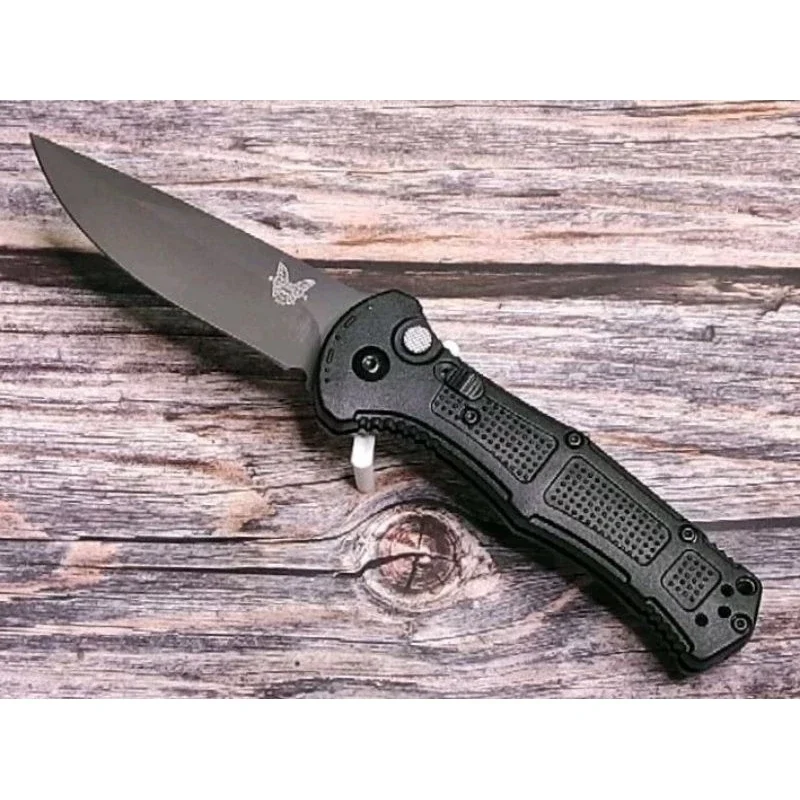 มีดพับแทคติคอลกดปุ่มอ้อโต้ มีล็อคใบ ยี่ห้อ Benchmade Tactical รุ่น 9070BK Claymore ออกแบบมาให้เบา ใช
