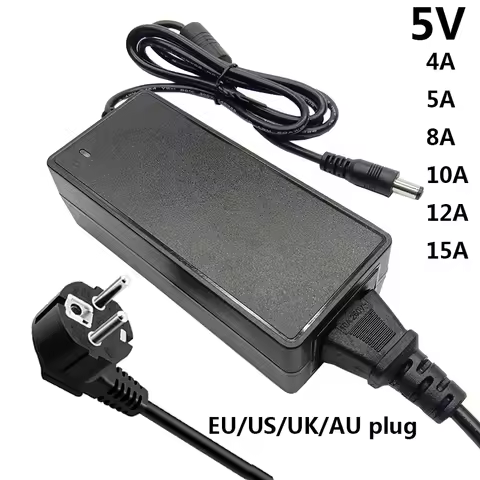 5V 4A 5A 8A 10A 12A 15A 5 V Volt AC To DC Power Adapter Supply Adaptor 5V4A 5V5A 5V8A 5V10A 5V12A 5V