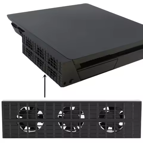 Cooler for PS4 Slim Cooling Fan for PS4 Slim Heat Exhauster Cooler Intelligent Temperature Control C