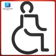 Wheelchairs Toilet Sign for Disabled Accessible Restroom Sticker House Number Iron kgirgmall