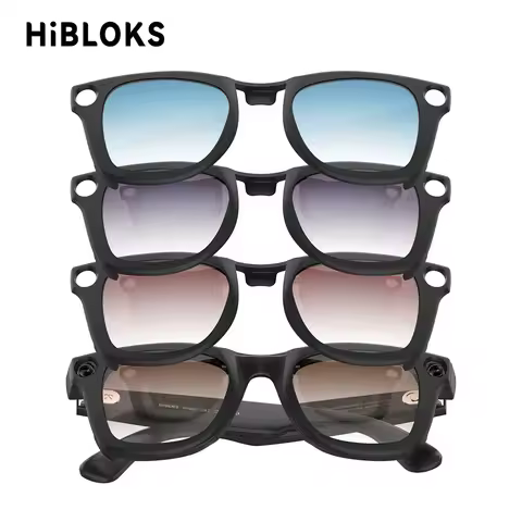 Hibloks Matte Clip For Ray-Ban Meta Wayfarer RW4006/RW4012 (Gen 2) Size M 50-22 Smart Glasses Gradie