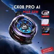 [ready stock] NEW  CX08 Ai PRO 27W Phone Cooler Magnetic/ Back-clip Frozen Gaming Phone Cooler Rapid