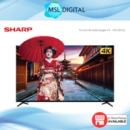 Sharp FJ1 Series 75 Inch 4K UHD Google TV - 4TC75FJ1X