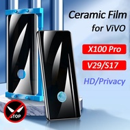 Ceramic Soft Film for VIVO X100 X90 X80 X70 Pro plus/V29/Y100 Full Glue Screen Protector FOR VIVO iQ00 11 Pro