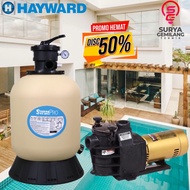 Paket Mesin Pompa Kolam Renang Hayward 1HP + Sand Filter Hayward S230 Mesin Pompa Kolam Renang Haywa