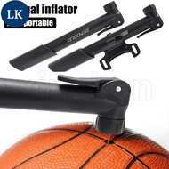LK 1 Set Mini Portable Manual Bicycle Air Pump with Stroage Bracket / Basketball Pump / Basketball B