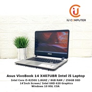 ASUS VIVOBOOK 14 X407UBR INTEL CORE I5-8250U 8GB RAM 256GB SSD GRAPHICS NVIDIA MX110 USED LAPTOP REF