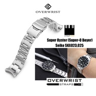 สายนาฬิกา strapcode super oyster (super-o boyer) สำหรับ seiko skx023025