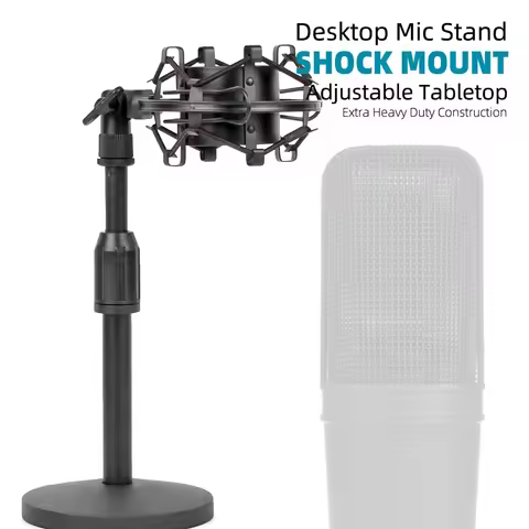 For AUDIO TECHNICA AT4033 AT4040 AT4033A AT 4033 4040 4033A Tabletop Microphone Stand Desktop Shock 