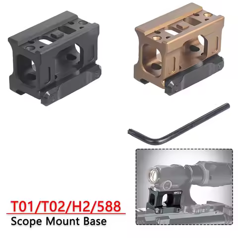 Universal UNITY Fast Riser 1.54 2.26 Mount For M5a M5b Tactical Airsoft T01 T02 Red Dot Sight Scope 