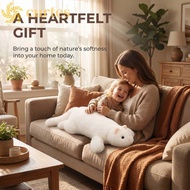 CURTES Ferret Plush Toy, Realistic Design Huggable Doll Plush Ferret Stuffed Toy, Accompany Doll Sof