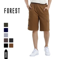 Forest Seluar Pendek Lelaki | Forest 100% Cotton Twill Cargo Pants Men Short Pants Men - 65828