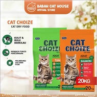 20kg CAT CHOIZE ADULT Makanan Kucing Tuna Salmon Dry Food Choice Rasa Pakan Murah Untuk Anak Dewasa Kering 800gr / 1kg Kitten Plus Meo Cat Choise Coise Makan Termurah Persia Anggora Rc Hair And Skin Bolt Excel Wet Basah Cats Ori Premium Promo Karungan