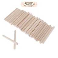 [LOVIVER] 50x DIY Wooden Stick Children's Games DIY Carpentry