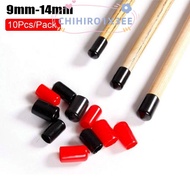 CHIHIRO1X3EE 10pcs Tip Cover, Protective  Slip-on Head Protector, Snooker Billiard Accessories Repla