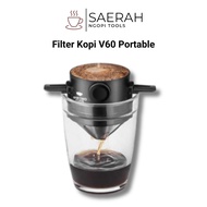 Coffee Filter Filter V60 Portable Cone Coffee Dripper Coffee Powder Dregs Filter