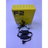 หลอดไฟหน้า Led F2 สว่าง 6000 lm มีขั้ว H4 H7 H11 HB4(9006)