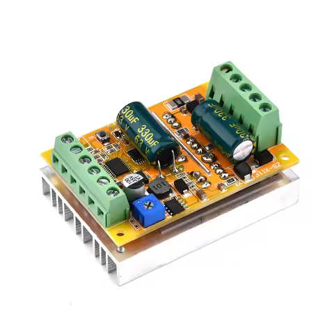 Upgrade BLDC 5-50V 380W Three-phase DC Brushless Hallless Motor Controller Brushless Motor ESC Drive