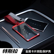 Hot Sale Recommended Light Luxury Tesla Card Holder Card Holder High-End Niche Transparent model3/Y 