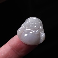 紫羅蘭翡翠佛公彌勒佛項鍊 | 天然緬甸玉翡翠A貨 | 送禮