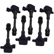 6pcs 22448-AL615 22433-AL615 Ignition Coil Fit for Nissan 350Z Infiniti FX35 FX45 G35 M35 M45 3.5L V
