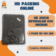 HD 25x35 Thick 03 Black Plastic Packing Without Hole Online Shop