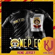 BAJU FAZZ OP02 - MONKEY D. LUFI 0NE P1ECE AN1M3 KENE JERSEY BLACK EDITION V2 COSPLAY