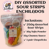 DIY Assorted Sour Strips Enchilados Chamoy Tajin Enchilados
