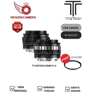 TTArtisan 23mm f/1.4 for Sony E-Mount / Fujifilm / M4/3 / Canon RF Lens 23mm f/1.4 OFFICIAL WARRANTY