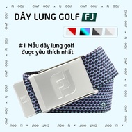 FJ golf webbing belt 44 soft parachute cord metal buckle, and can be reversed genuine