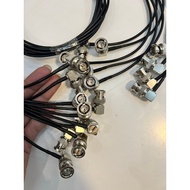 90 degree folding SDI wire, 1 meter long 90 degree folding BNC wire, 90 degree BNC plug to 1 meter 9