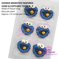 COOKIE MONSTER Inspired Edible Toppers