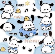 卡通可愛Sanrio Pochacco Kuromi Melody Hello Kitty Little Twin Star Cinnamoroll XO AP鴨 水怪行李箱貼紙筆記本電腦ipad手機
