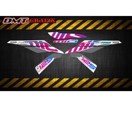 ✗Decal Sticker For MIO i 125, Stock White/Magenta