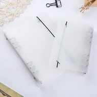 BINDER Transparent hard plastic notebook cover with 6 holes A5, A6