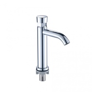 Deluxy Official Shop Verno Stainless Steel Automatic Faucet Standing Shape Model Folk LT-2019