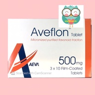 Aveflon (Daflon) 500mg Tabs 30s for Piles/Buasir/痔疮