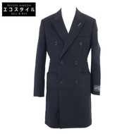 Dior Homme [國內正品] 83TC345C3183 純羊毛和羊絨雙層切斯特夾克，48 碼 [二手]