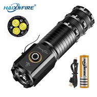 HaixnFire X46 USB Rechargeable floodlight 3500 lumen Camping flashlight LED mini flashlight working 