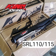 KINGDRAG EXHAUST EXZOS STANDARD OPEN LAGENDA 110 115 SRL110 SRL115 EXZOS CUTTING STANDARD LAGENDA 11