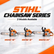 [Original] STIHL Chainsaw MS162 16” MS182 18” MS250 20” Petrol Chain Saw Heavy Duty Tree Wood Cuttin
