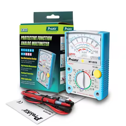 Pro'sKit AC/DC Analog Graph Pointer Multimeter Ammeter Resistance Capacitance Diode Volt Amp Ohm HFE