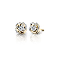 [E-Tax] Jubilee Diamond ต่างหูเพชร Blossom Stud Earrings เพชรแท้ เพชรน้ำ 99