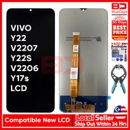 Compatible LCD For VIVO Y22 V2207 / vivo y22 /VIVO Y22S V2206 / VIVO Y17s / vivo y17s TOUCH SCREEN D