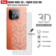 IQOO NEO 10 / IQOO Z10 Garskin Carbon Skin with Transformers Back Mobile Phone Motif