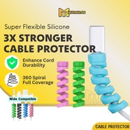 USB Cable Protector Cable Cover Cable Wrapper Cord Protector Charger Protector Macaron Wire Protecto