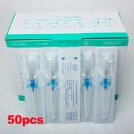 50pcs Disposable IV Cannula Intravenous Injection Catheter with Wing 22G 24G 26G For Pet Dog Cat Ani