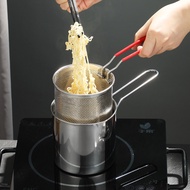 Household Small Deep Fryer Oil-saving Noodle Pot Oil Pot Skewer Deep Fryer Non-coated Deep Fryer Mul