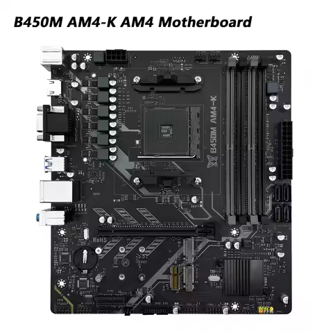 MACHINIST b450 B450M Motherboard Dual-channel DDR4 Memory AM4 Motherboard NVME M.2 (supports Ryzen 5